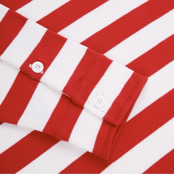 Sports D’Epoque Rowing Blazers Rugby Jersey skull crossbones size x small - Picture 4 of 11